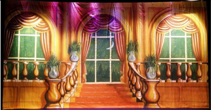 Ballroom Cloth hire — Scenery