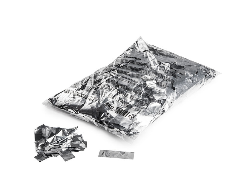 Magic FX Metallic Confetti 1kg - Silver — buy online from North East Theatre Supplies