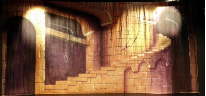 Castle Interior Cloth hire — Scenery