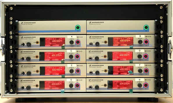 Sennheiser EW500 G3 8way Rack hire — Sound