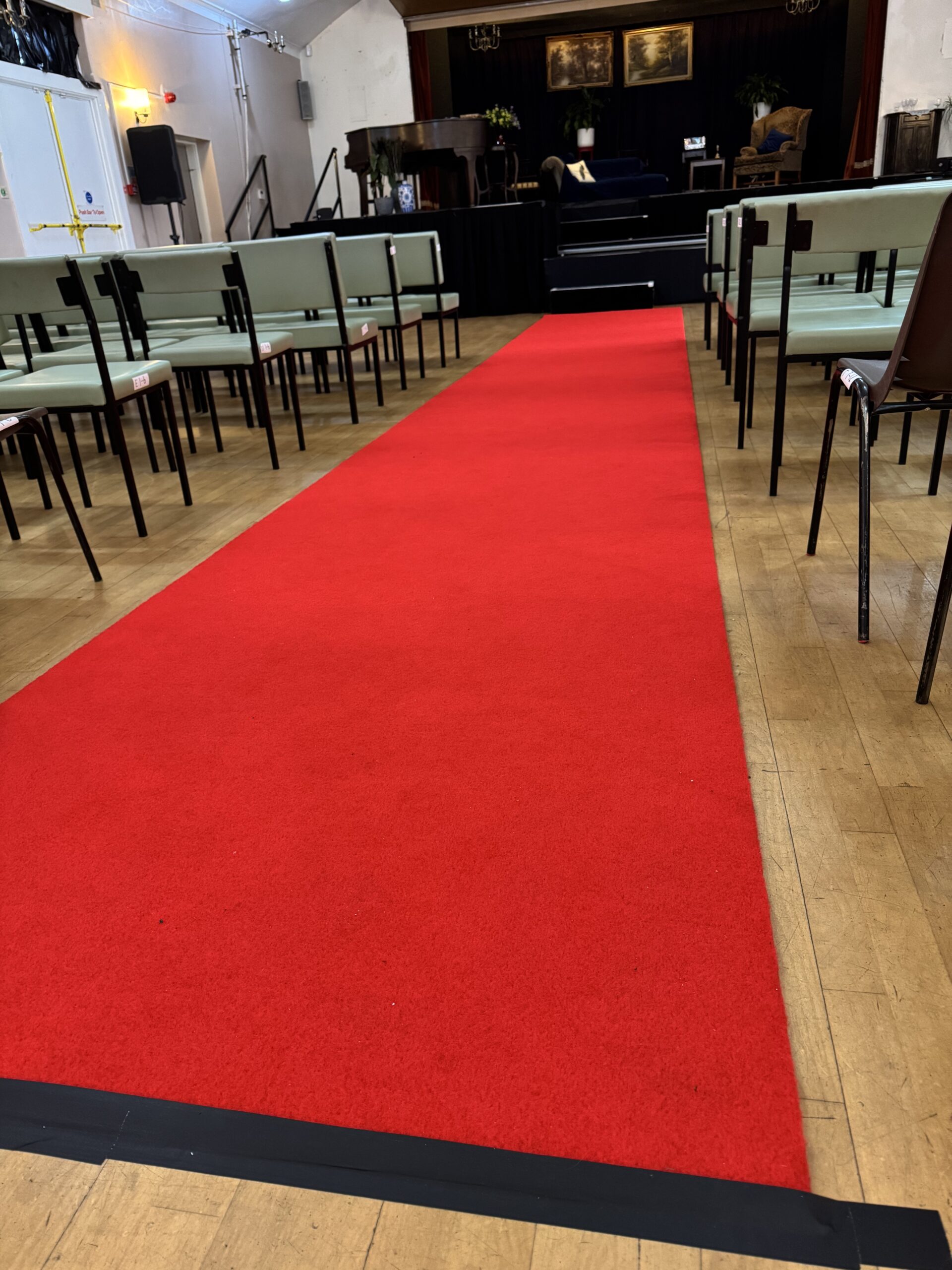 Red Carpet 10m x 1.3m hire — Scenery