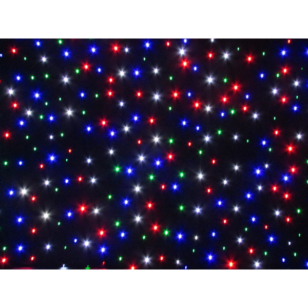 6m x 3m RGB LED Starcloth hire — Lighting