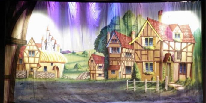 Village Cloth hire — Scenery