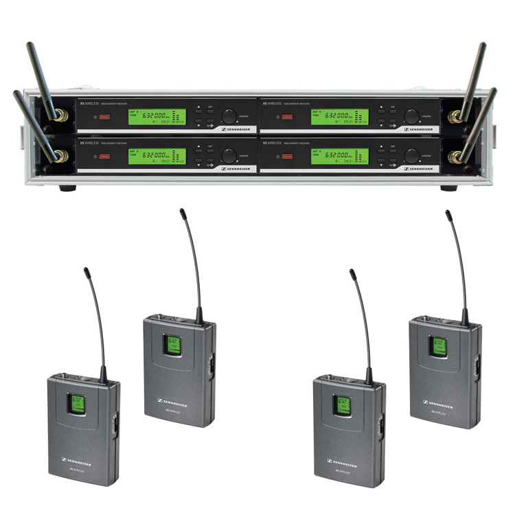 Sennheiser XSW 4way Radio Microphone Case hire — Sound