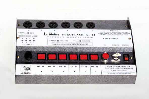 Le Maitre PyroFlash 6-24 Way Controller hire — Effects