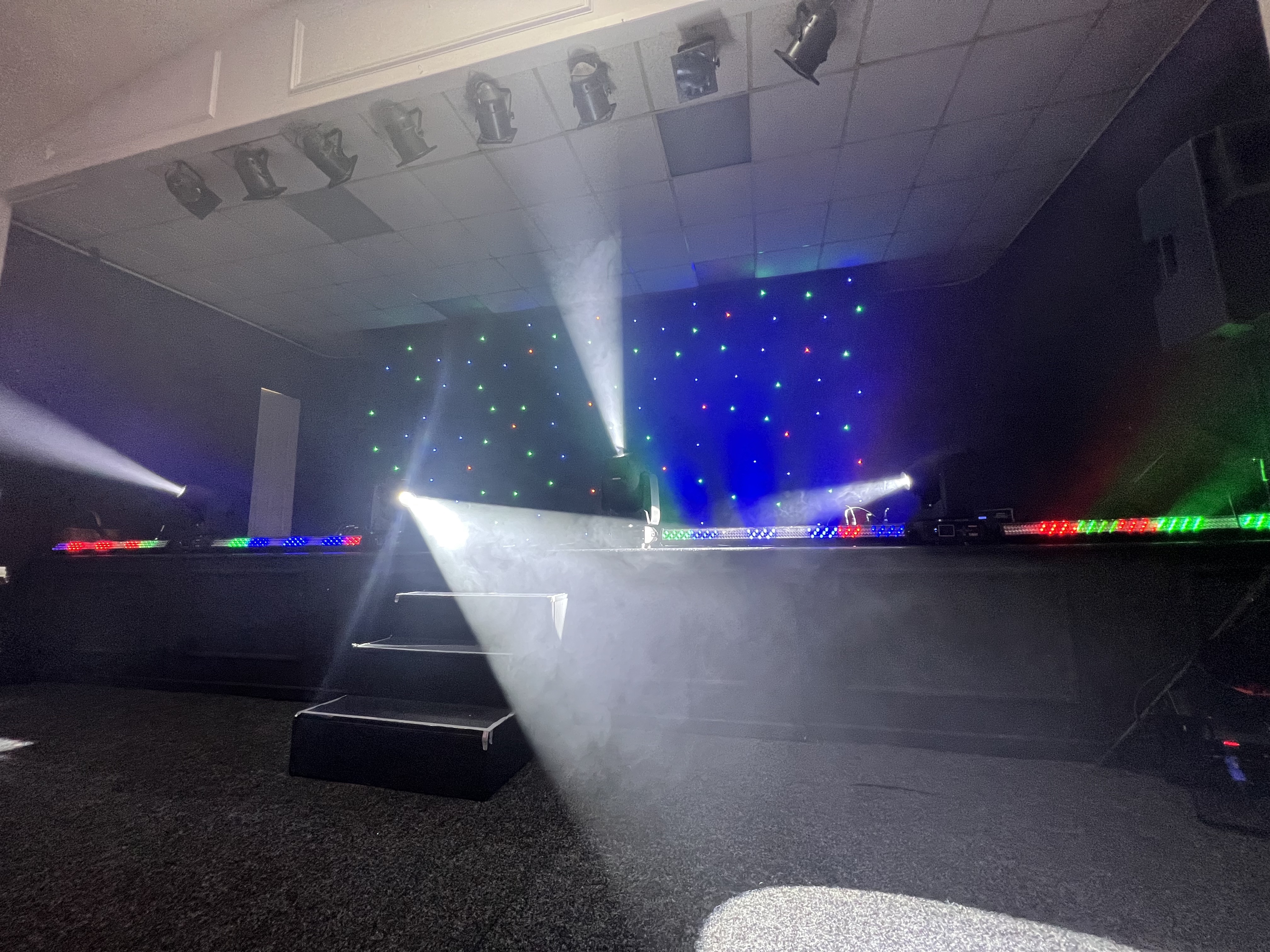 Stage lighting and sound equipment hire Newcastle